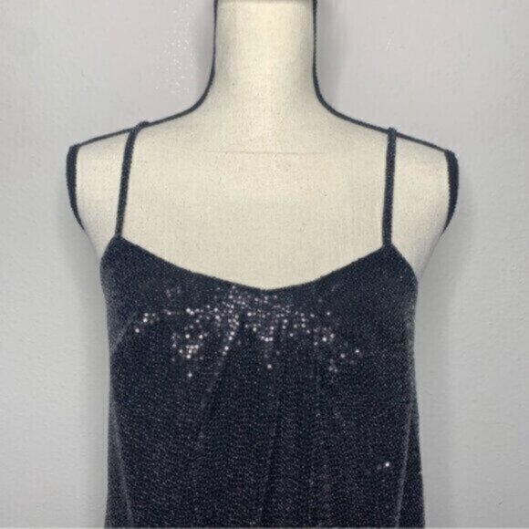 Ramy Brook Graham Black Sequin Camisole Top - Picture 6 of 12